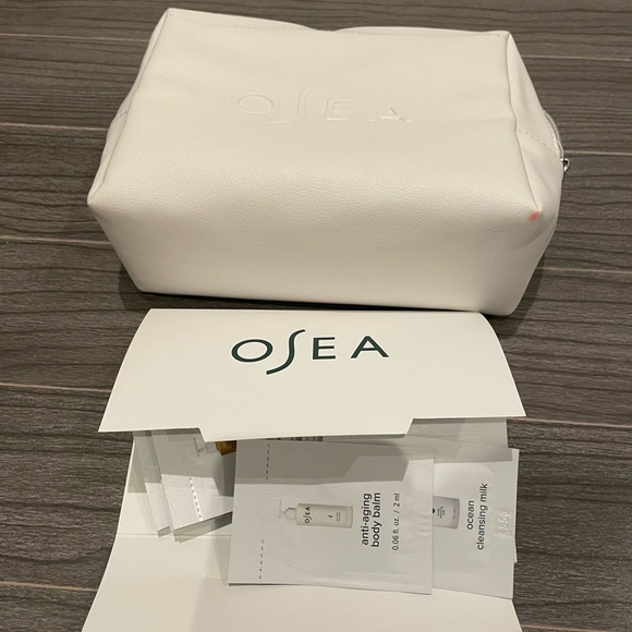 OSEA White Cosmetic Bag - Picture 6 of 10